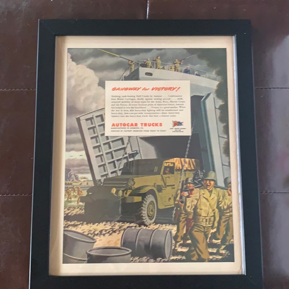 Vintage Autocar Trucks Life Magazine advertisement